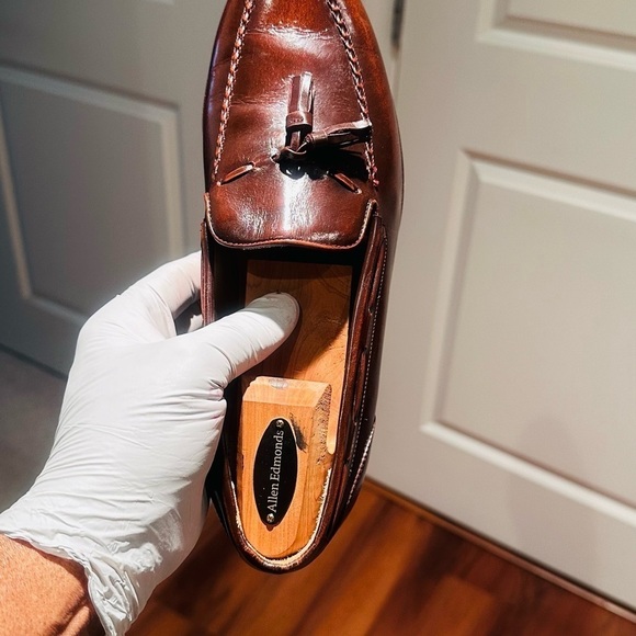 Jarman Tassel Burgundy Loafers. - Picture 10 of 14